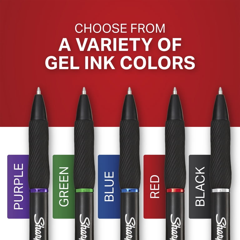 Sharpie S-Gel Gel Pens, Fine Point, Assorted, 4 Count photo 2