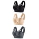 thumbnail image 1 of Conjunto de 3 sujetadores sin tirantes de encaje para mujer: costura lateral fina, ajustables, nailon/spandex, para todas las estaciones, 1 of 3