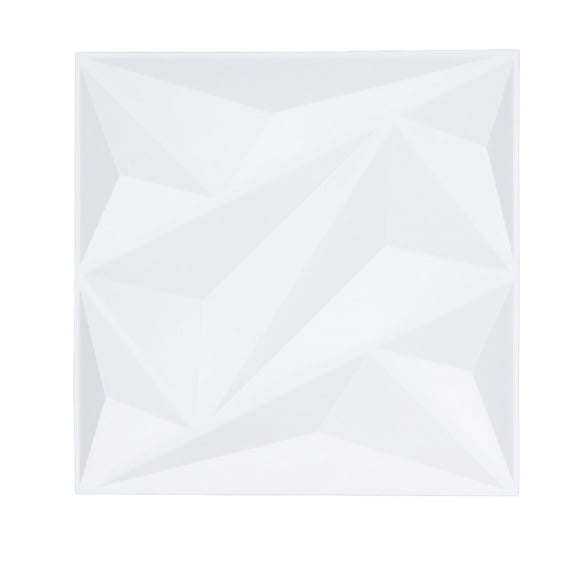 Textured Wall Panels, Decorative 3D Wall Panel Matte White for Bedroom