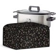 thumbnail image 1 of Hummingbird Flower Small Appliance Covers ompatible with Most Kitchen Appliances Slow Cooker Cover with Side Mesh Pocket and Handy Handle for Home Kitchen, CZA64, 1 of 1