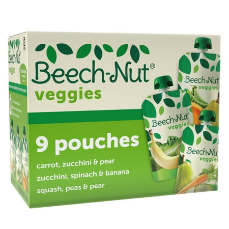 UPC: 0052200200193 | Beech-Nut Veggies Stage 2 Baby Food Variety Pack 3.5 oz Pouch (9 Pack)