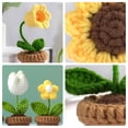 thumbnail image 4 of Dsseng 6pcs Crochet Potted Plants for Beginners Complete Crochet Flower Pot Kit Colorful Potted Plants Craft Kit Portable Delicate Flower Crochet Kit for DIY Gift Home Decoration, 4 of 9