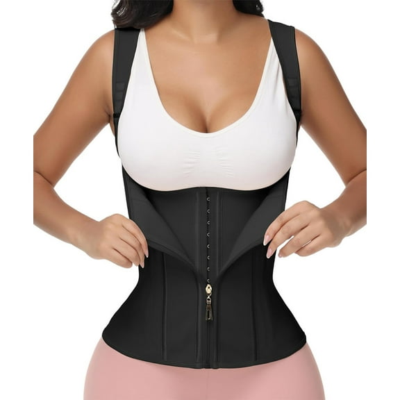 Waist Trainer Corset for Women Fajas Tummy Control Sport Girdle Hourglass Waist Cincher Body Shaper with Adjustable Strap