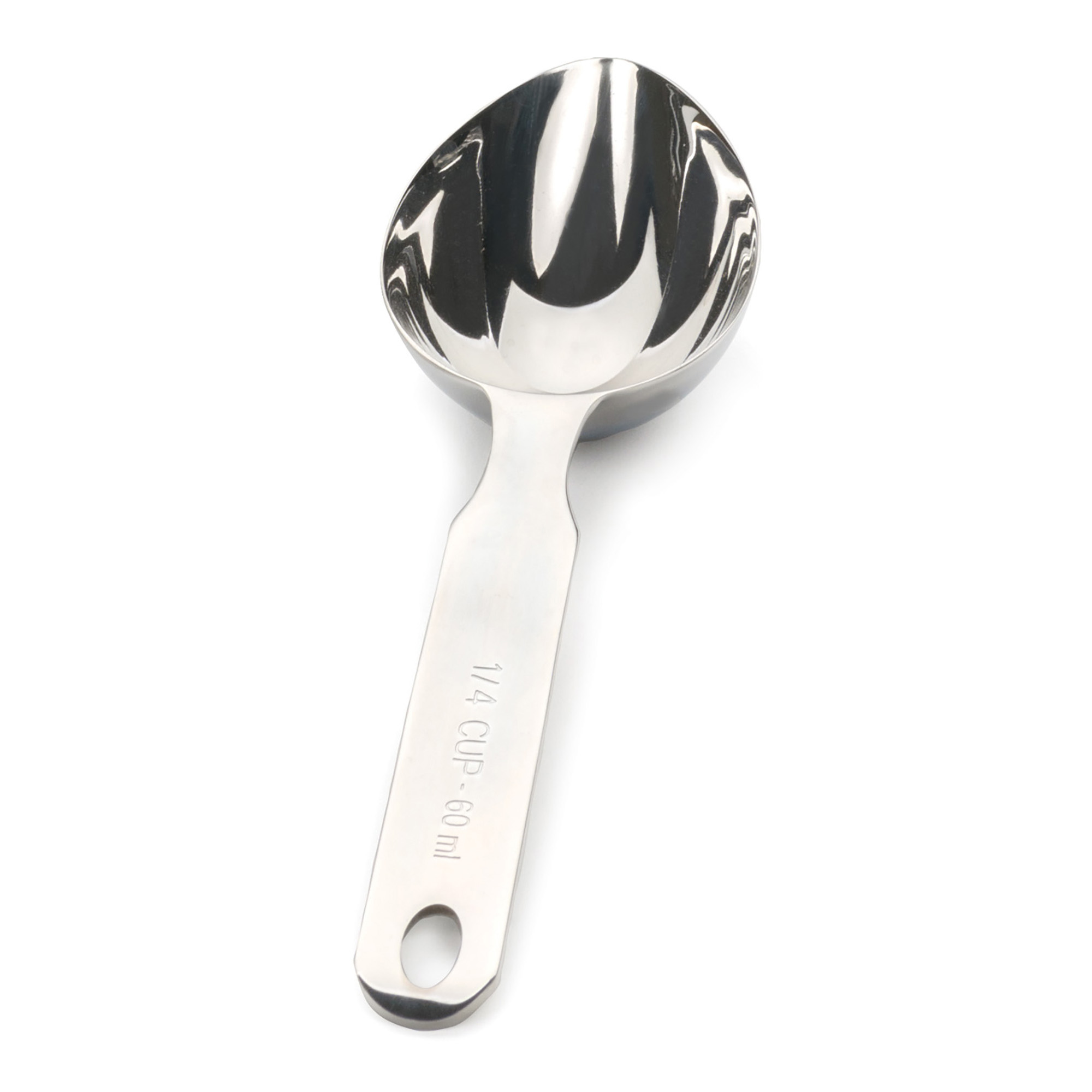 Rsvp International Oval Measuring Scoop One Quarter Cup Walmart Com