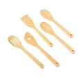 thumbnail image 6 of Mainstays 5pk Bamboo Spoons for Cooking, Kitchen Essential Tools Set, 6 of 11