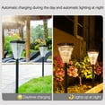 thumbnail image 6 of Bright Solar Pathway Lights Outdoor, Warm&Cool Solar Lights Outdoor, Pathway Landscape Lighting Waterproof, Auto On/Off Outdoor Light for Lawn Patio Walkway Garden Landscape, 6 of 9