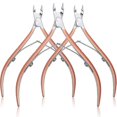 thumbnail image 1 of 3 Packs Cuticle Cutter Cuticle Nippers Pointed Blade Cuticle Trimmer Nail Clippers Tool Lh-1 26s, 1 of 5