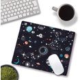 thumbnail image 6 of Galaxy Constellation Mouse Pad, Gaming Mouse Mat Square Waterproof Mouse Pad Non-Slip Rubber Base MousePads for Office Home Laptop Travel, 9.5"x7.9"x0.12" Inch, 6 of 6