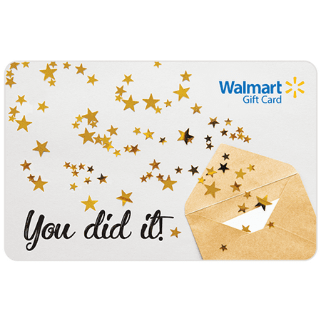 Dazzling Stars You Did It Walmart eGift Card