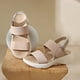 thumbnail image 4 of Sandalias de cuña para mujer con gancho y bucle sandalias deportivas antideslizantes para fiestas y vacaciones, 4 of 7