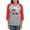Heather/Red, variant on CafePress - Cute Kawaii Cat Long Sleeve T Shirt - Womens Baseball Tee