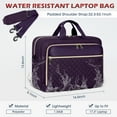 thumbnail image 5 of RAINSMORE Laptop Bag 17.3 Inch Laptop Briefcase for Women Men Waterproof Shoulder Messenger Bag Large Computer Bag for Business Office Work College,Purple, 5 of 9