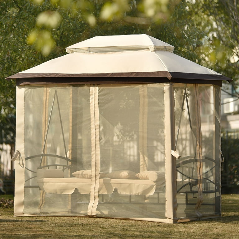 8x10 gazebo with clearance netting