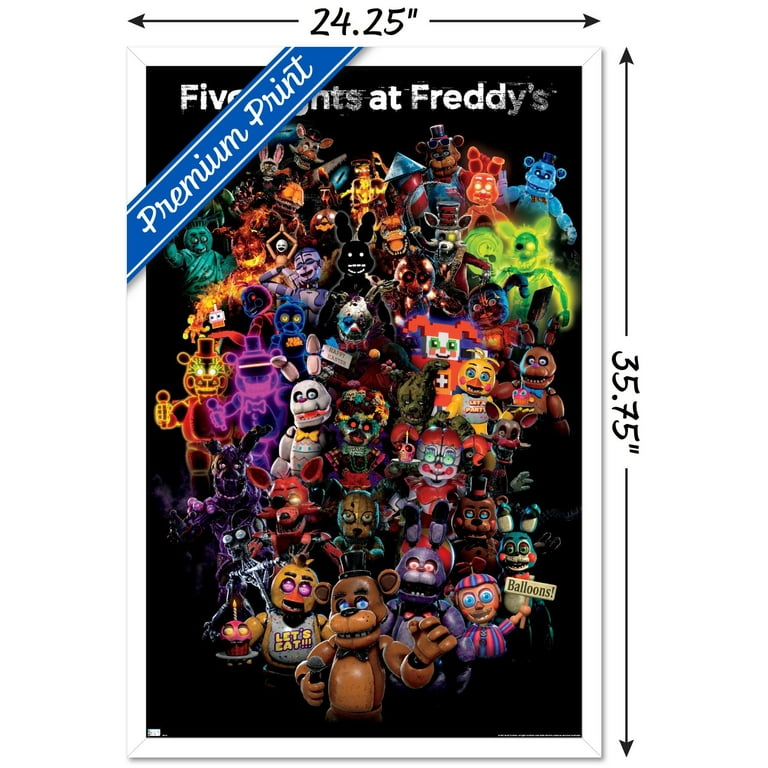 Five Nights at Freddy's: Special Delivery - Collage Wall Poster