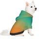 thumbnail image 2 of Fotbe Orange To Teal Gradient1 Sudadera con Estampado para Perros Pequeños – Suéter con Capucha para Mascotas, Tela Suave de Forro Polar con Bolsillo-Small, 2 of 7