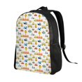 thumbnail image 2 of Cauagu Cartoon Transport Print Backpacks,Travel Daypack Casual Laptop Backpack Bookbag Fits 15 Inch Computer for Men Women, 2 of 8