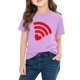 thumbnail image 3 of Blusas y camisas de manga corta con cuello redondo para niños y niñas, camisetas gráficas de manga corta, blusas con estampados bonitos para la temporada escolar., 3 of 8