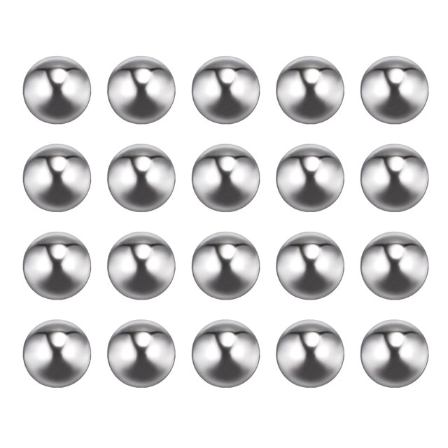 Unique Bargains Billes de Roulement en Acier Inoxydable 201 de 13 mm G1000 de Précision, Lot de 25