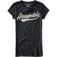 thumbnail image 1 of Camiseta gráfica con serigrafía para mujer de Aeropostale, negra, extra pequeña, 1 of 1
