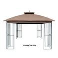 thumbnail image 6 of APEX GARDEN Replacement ​​Canopy Top for Style Selections 10' x 10' Brown Metal Square Semi-Gazebo Model #TPGAZ9116 / TPGAZ9116A / TPGAZ9116B (Tan), 6 of 10