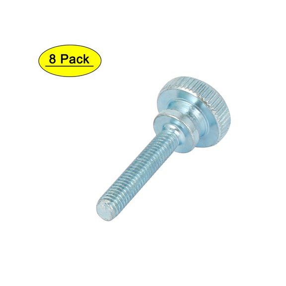 10x Viti A Testa Zigrinata M3x8mm – Uxcell Thumb Screw In Metallo Per Fissaggi Fai-da-te - Foto 5