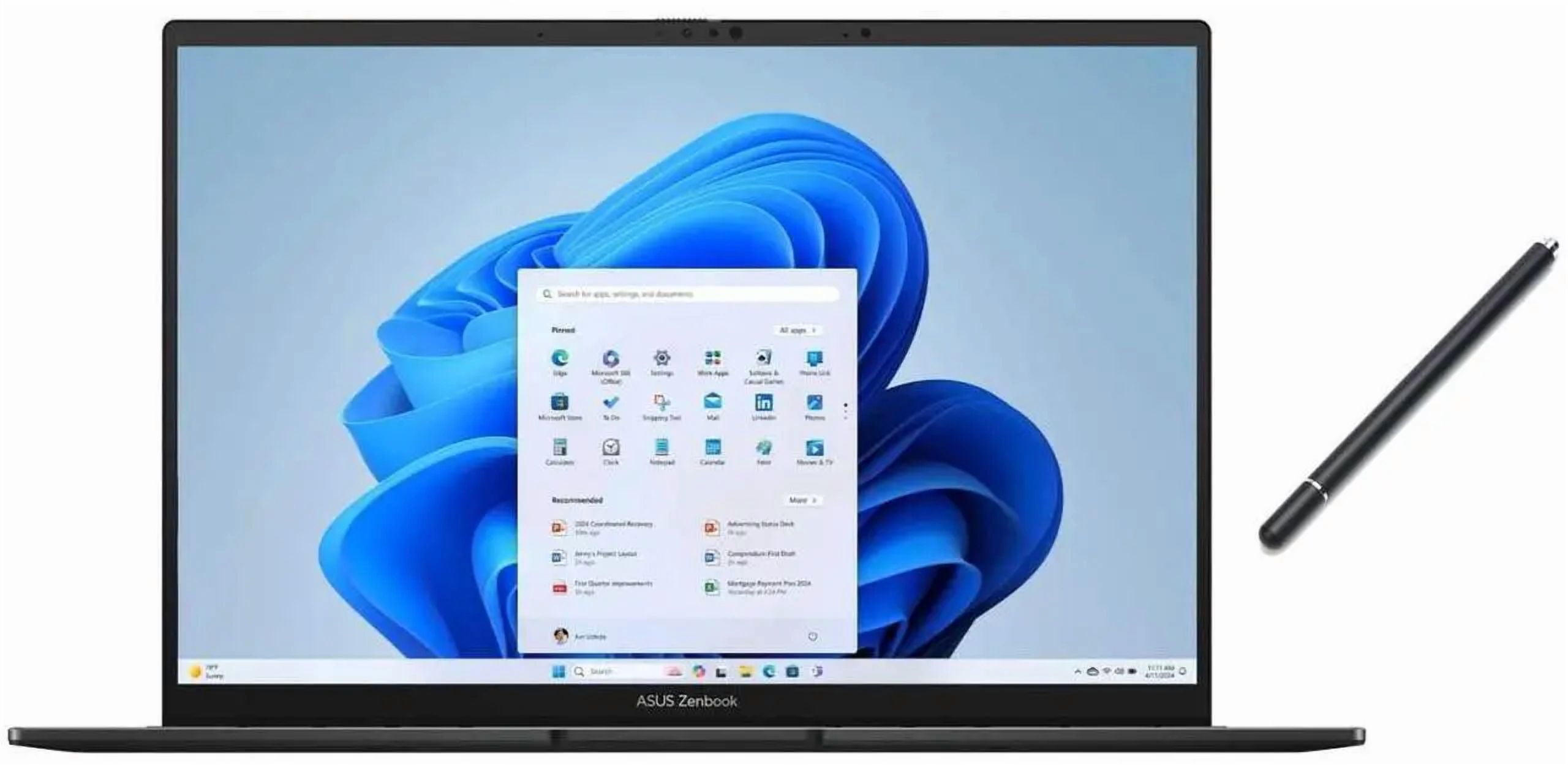 ASUS Zenbook 14” OLED Touchscreen PC Laptop, AMD Ryzen 7 7730U