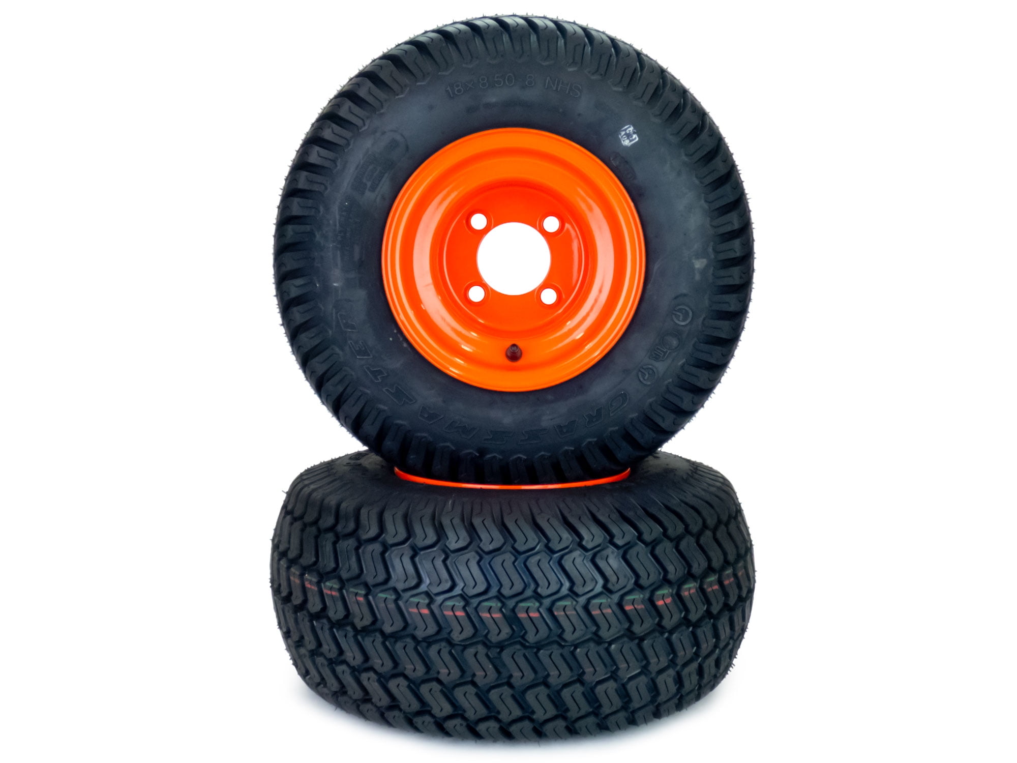 (2) Rear Tire Assemblies 18x8.508 Fits Bad Boy MZ 42" Replaces 022205017