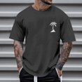 thumbnail image 2 of Ierhent Big and Tall T Shirts for Men Men’s Lightweight T-Shirts Cotton Crew Neck Regular Fit Solid Tee Grey,3XL, 2 of 4