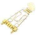 thumbnail image 4 of Bass Bridge Tailpiece Zinc Alloy 6 String Electric Bass Bridge Tailpiece Replacement Gold, 4 of 12