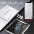 thumbnail image 5 of WiFi RF433 Tuya Smart Curtain Switch 2.5D Arc Glass Touch Panel For Roller, 5 of 5
