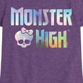 thumbnail image 3 of Monster High - Holographic Colors - Toddler & Youth Girls Short Sleeve T-Shirt, 3 of 5