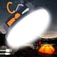 thumbnail image 1 of Luz de camping portátil, 4800 mAh, recargable por USB, para tienda de campaña con base magnética, lámpara LED impermeable IP65 con 4 modos de iluminación para camping, senderismo y cuevas., 1 of 5