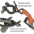 thumbnail image 2 of Keyfit Tools Hook Stay for Cam Buckle Tie Downs, Ratchet Straps & Bungee Cord Hooks Keeps Hooks in Place with No Tension 4 Pack Does NOT Include Tie Down Straps, 2 of 5