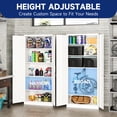 thumbnail image 4 of AUHUP 71" Metal Cabinet with Locking Doors and Adjustable Shelves, White Garage Storage Cabinet for Warehouse, Basement, Home Office, Tool File Storage Utility Cabinets, 4 of 8