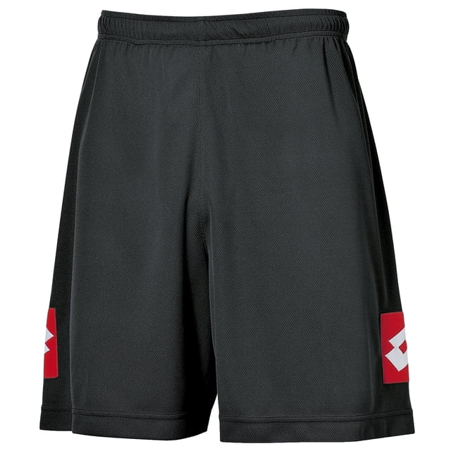 Lotto - Pantalones cortos de deporte Modelo Speed hombre caballero - Futbol/Running/Gym/Verano (Negro) Lotto UTRW810_black