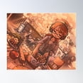 thumbnail image 2 of Kitchen Fire Poster Wall Art, Modern Wall Decor For Living Room Bedroom, 24x36 UNFRAMED, 2 of 3