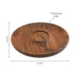 thumbnail image 3 of Acacia Wooden Round Serving Tray, 3 of 3