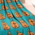 thumbnail image 3 of Halloween Pumpkin Pattern Blanket,Comfortable Soft Lamb Wool Throw Blanket,All Season,Warm Lightweight Blankets for Sofa Bed Couch Living Room Chair,30"x40", 3 of 4
