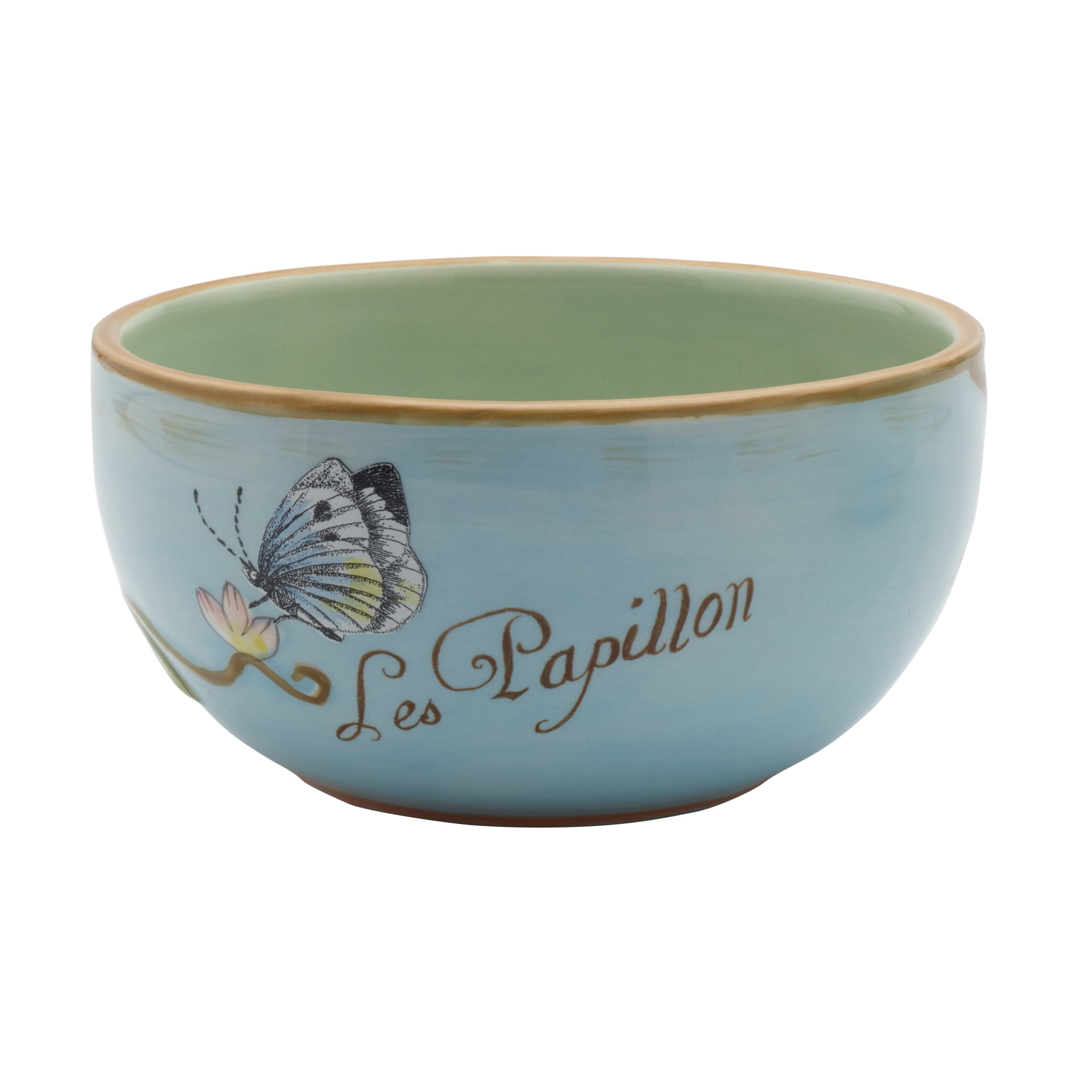 Fitz and Floyd Toulouse 19 oz Blue Earthenware Small Tableware Bowls (4 Count)