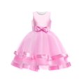 thumbnail image 1 of Girls Dress Sleeveless Pink Ball Gown Wedding Party Pageant 8 Years, 1 of 5