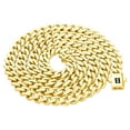 thumbnail image 5 of Nuragold 10k Real Yellow Gold Royal Monaco 5mm Miami Cuban Link Necklace (16"-26") Italian Jewelry for Men & Women, 5 of 11