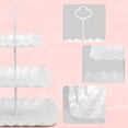 thumbnail image 3 of NWK 5 Piece Cupcake Stand Dessert stand Set Perfect for Baby shower Graduation Birthday Tea Party, 3 of 5