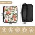 thumbnail image 3 of Hair Tools Travel Bag Heat-Resistant Curling Iron Organizer Bag with Detachable Heatproof Mat Travel Storage Case Peach Fruit Pattern, 3 of 8