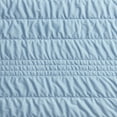 thumbnail image 5 of Mainstays King Quilt - Teal Blue Velvet - Zig Zag Stripe, Reversible Bedding, 5 of 9