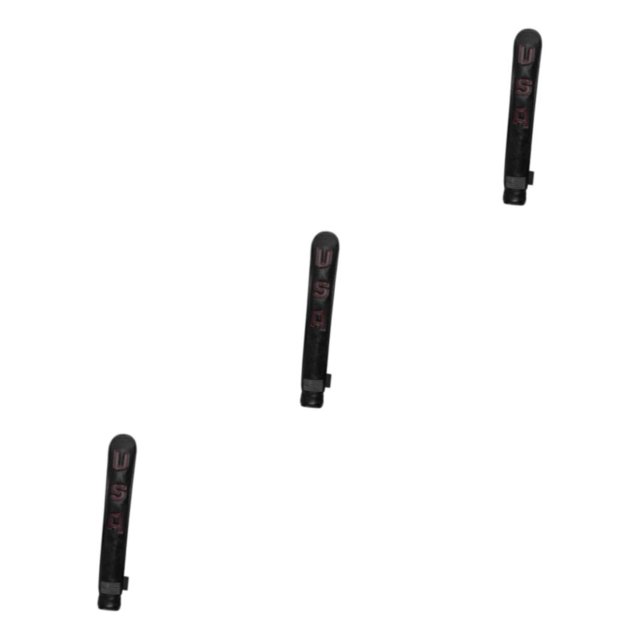Baohd Étui de Protection pour Bâton d'Alignement de Golf, Support Premium Brodé, Imperméable, Noir Rouge 33 x 5.5cm 3ensemble