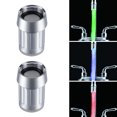thumbnail image 1 of Grifo de agua LED colorido de 2 piezas LD8001-A6 grifo de corriente de agua, 7 colores cambia gradualmente el grifo para cocina y baño., 1 of 5