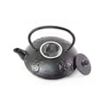 thumbnail image 3 of Iron Teapot And Warmer - Japanese Antique 24 Fl Oz Black Fu Lu Shou Xi Cast Iron Teapot Tetsubin with Infuser, 3 of 6