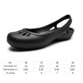 thumbnail image 2 of Sandalias Mujeres zapatos de jardín Eva no es deslizamiento Toe cerrado para piscina (36) Negro, 2 of 9
