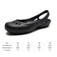 thumbnail image 2 of Sandalias Mujeres zapatos de jardín Eva no es deslizamiento Toe cerrado para la playa de la piscina (38) Negro, 2 of 9
