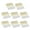 Beige color, variant on 8Pcs Creative Supplements Thick Keycap Original Height 2Us PBTs Key Covers for Mechanical Keyboards